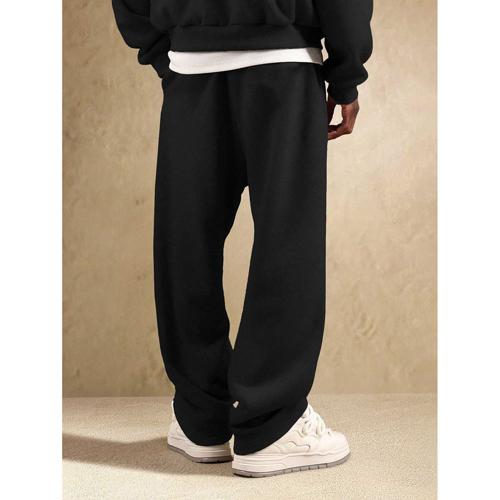 Men's Loose Hooded Sweater Casual Sweatpants Suit