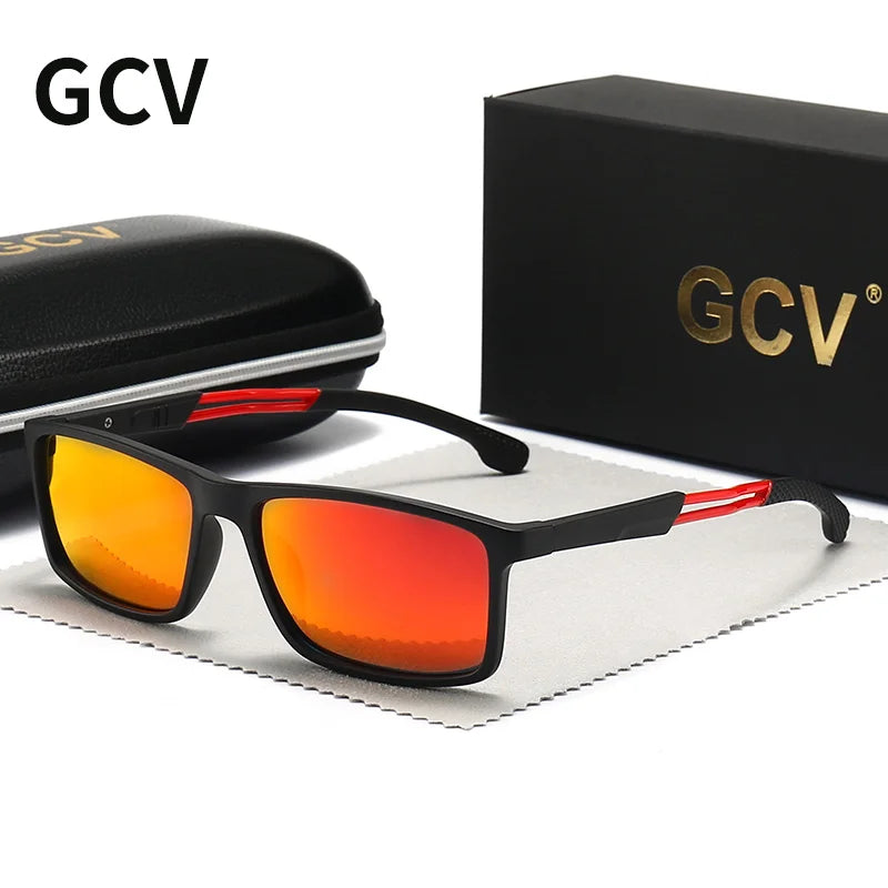 GCV New Leisure Contracted Luxury Polarized Sunglasses Men's Driving Shades Male Sun Glasses Vintage Travel Fishing Classic