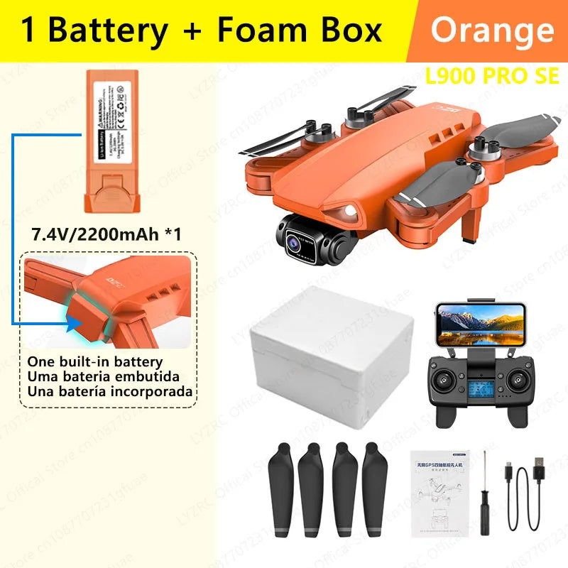 LYZRC Official L900 PRO SE Brushless Motor GPS 4K Professional Drone 5G