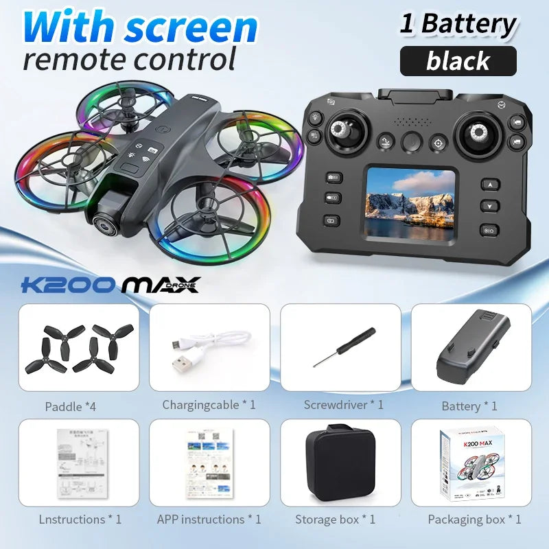 Drone 4K Profession HD Wide 180° Angle Camera WiFi