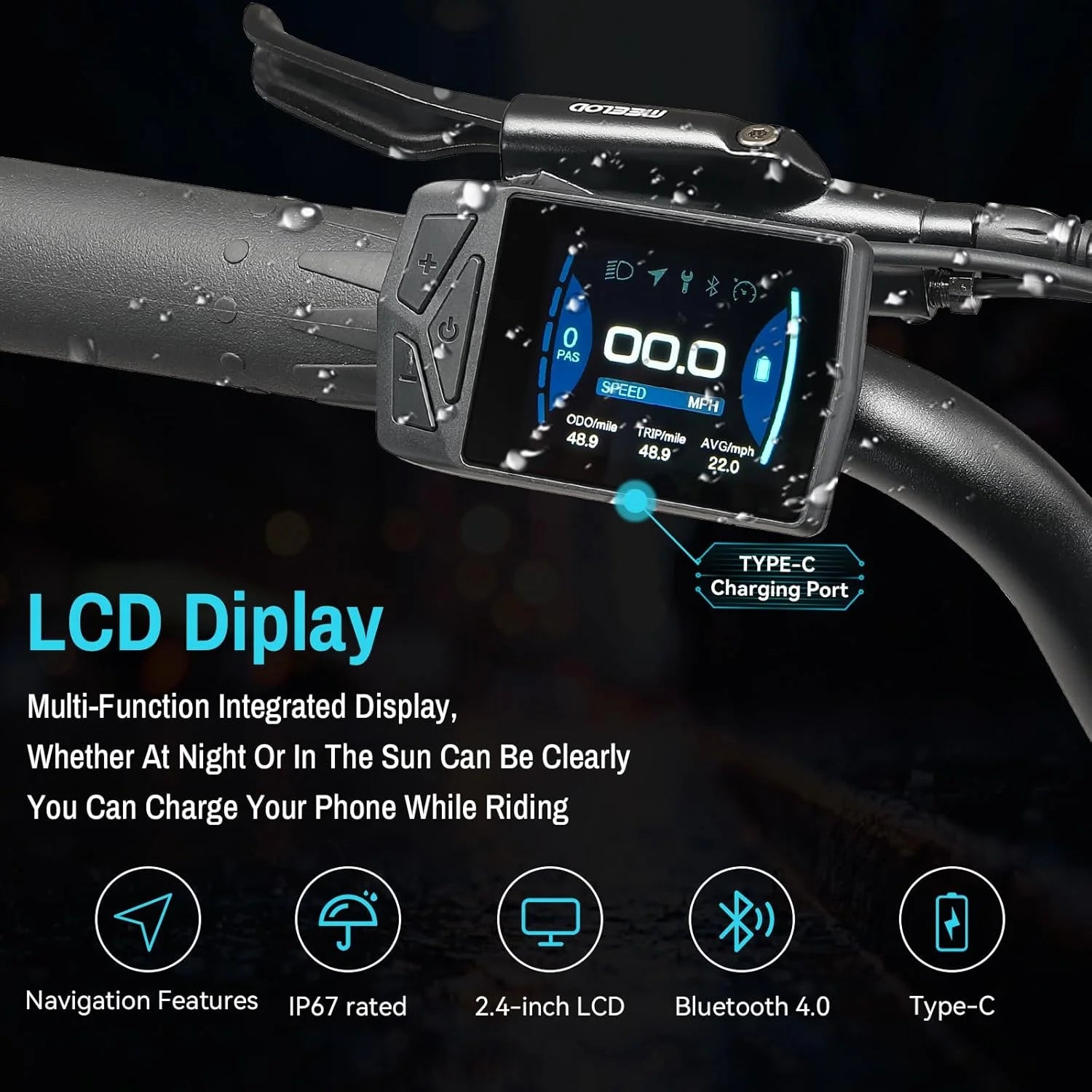 DK300MAX Electric Bike for Adults 2400W Dual Brushless Motor Dual 48V 40AH Removable Battery Mountain Ebike Dual Suspension