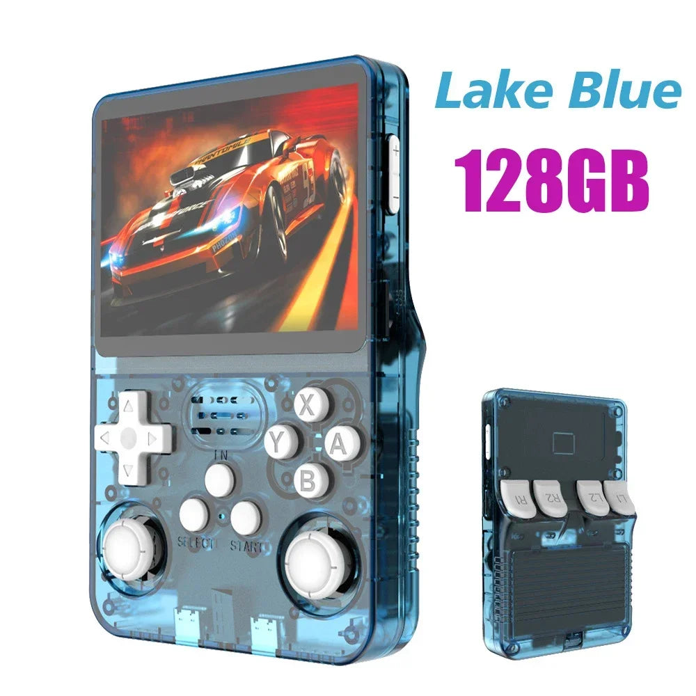 256G Open Source R36S Video Game Console Linux System 3.5 Inch IPS Screen Portable Pocket Video Player 64G/128G best Game gift