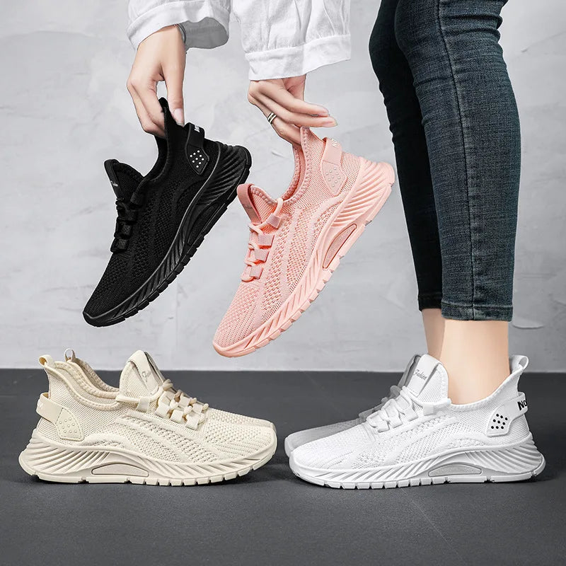Women's Shoes Summer 2025 Casual Sneakers Breathable Mesh Lightweight Affordable Free Shipping