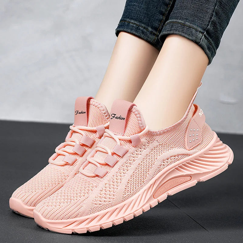 Women's Shoes Summer 2025 Casual Sneakers Breathable Mesh Lightweight Affordable Free Shipping