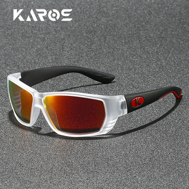 KAROS Men's Sports Polarized Sunglasses Cycling Fishing Sunglasses Mountain Biking Outdoor Sports Fishing Glasses