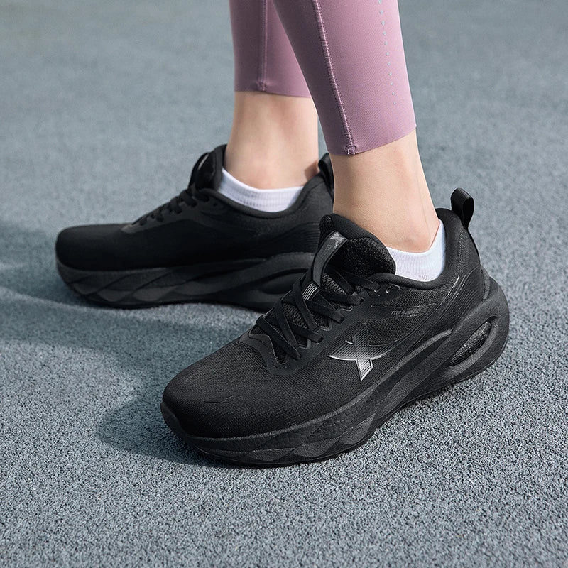 Xtep Lingbu 2.0 Running Shoes Female 2025 Spring ACE Support Feather Foam Sports Shoes  Stability Advanced Sneakers 875118110002