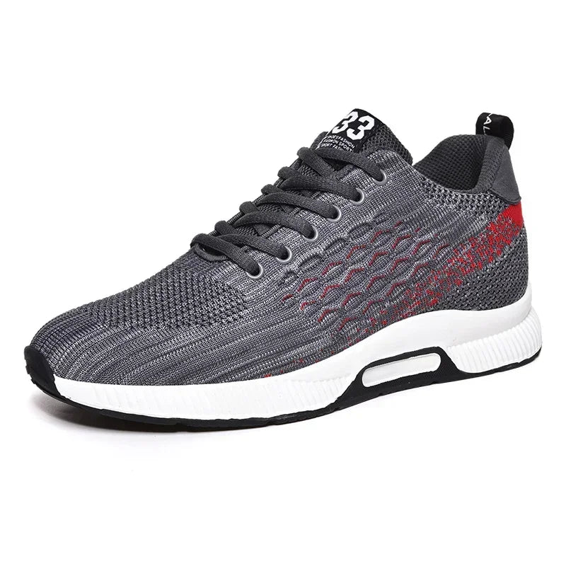 New Men's and Women's Sports Shoes Flying Mesh Surface Breathable EVA Sole Soft Lightweight Non-slip Tennis Shoes Comfortable