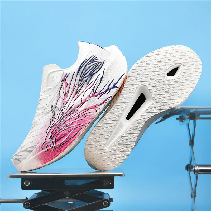 Marathon Running Shoes Men Women Road Jogging Supercritical E-TPU Cushioning Sports Training Shoes Mesh Light Comfy Sneakers Men