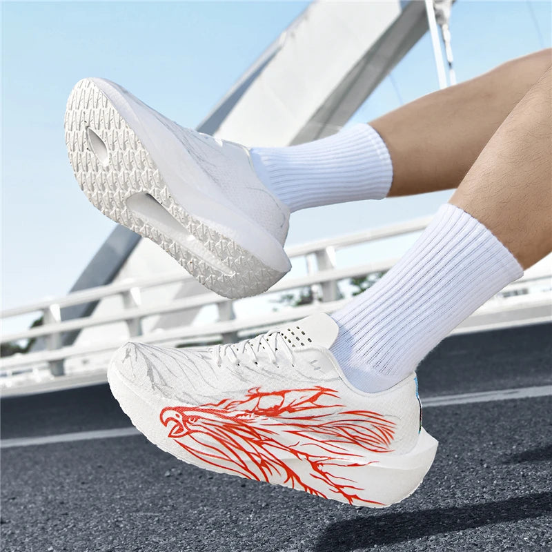 Marathon Running Shoes Men Women Road Jogging Supercritical E-TPU Cushioning Sports Training Shoes Mesh Light Comfy Sneakers Men