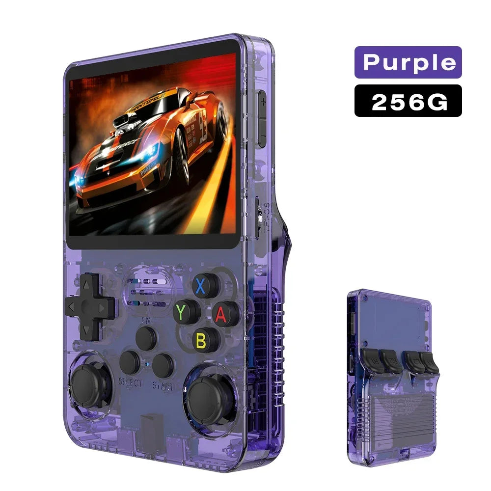 256G Open Source R36S Video Game Console Linux System 3.5 Inch IPS Screen Portable Pocket Video Player 64G/128G best Game gift
