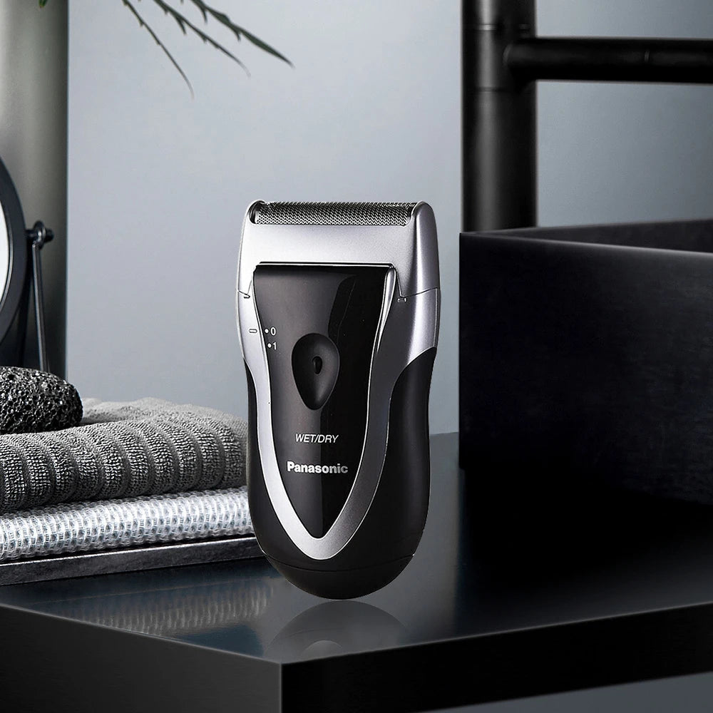 Panasonic Electric Shaver For Men Beard Trimmer Shaver Portable Hair Clipper dry cell battery Shaving Beard Machine