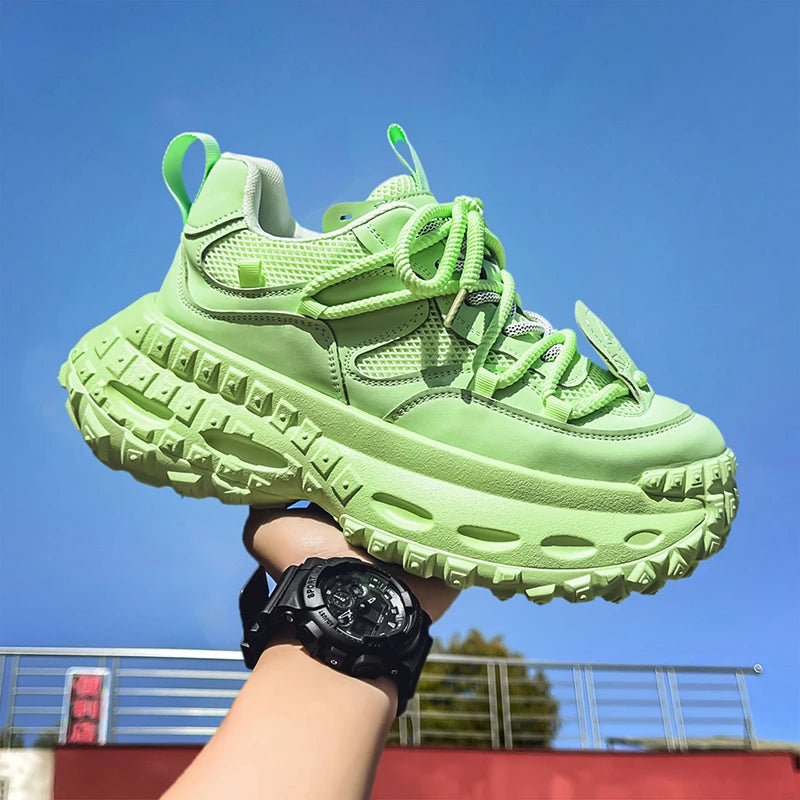 Winter Running Shoes for Men Chunky Sneakers Work Wear Man Athletic Mens Tennis Platform Footwear Trends 2025 Comfort Skateboard