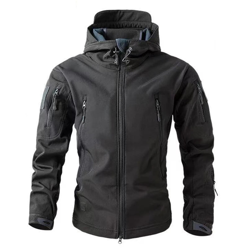 Men's Winter Autumn Softshell Fleece Jackets Waterproof Outdoor