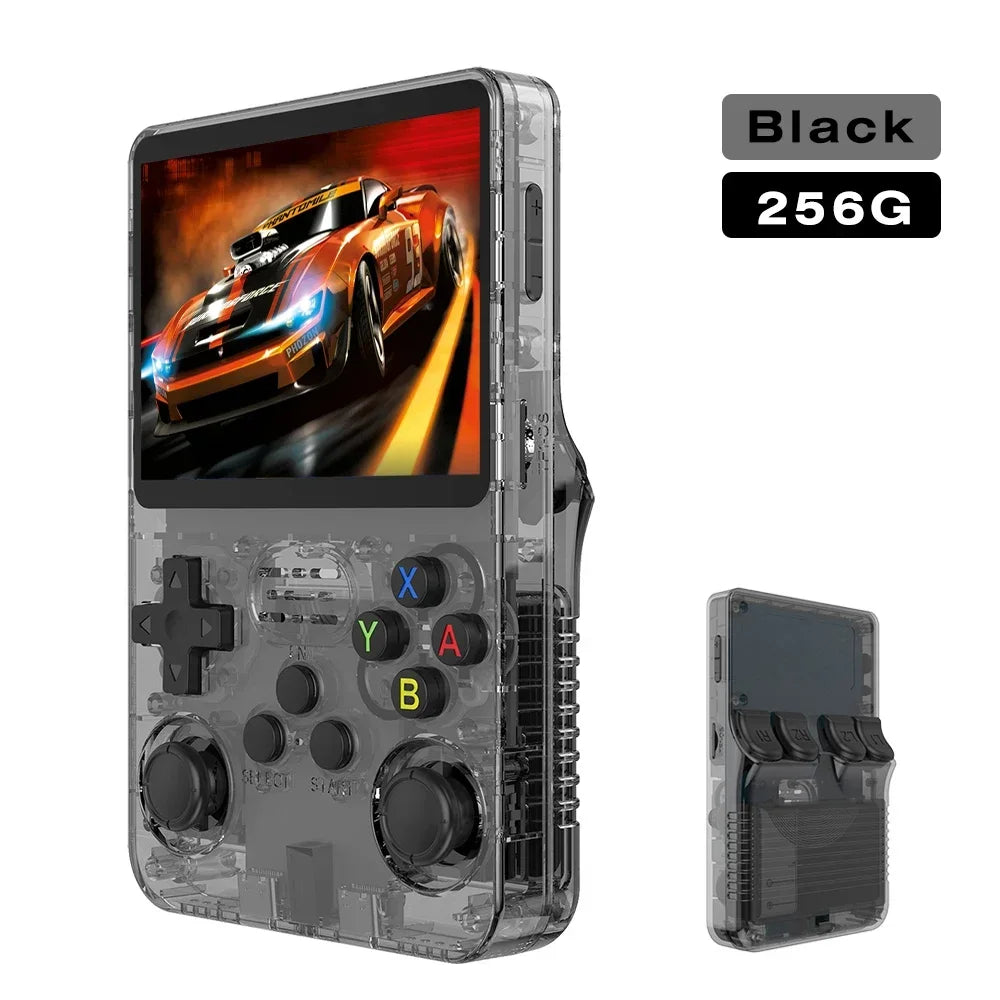256G Open Source R36S Video Game Console Linux System 3.5 Inch IPS Screen Portable Pocket Video Player 64G/128G best Game gift