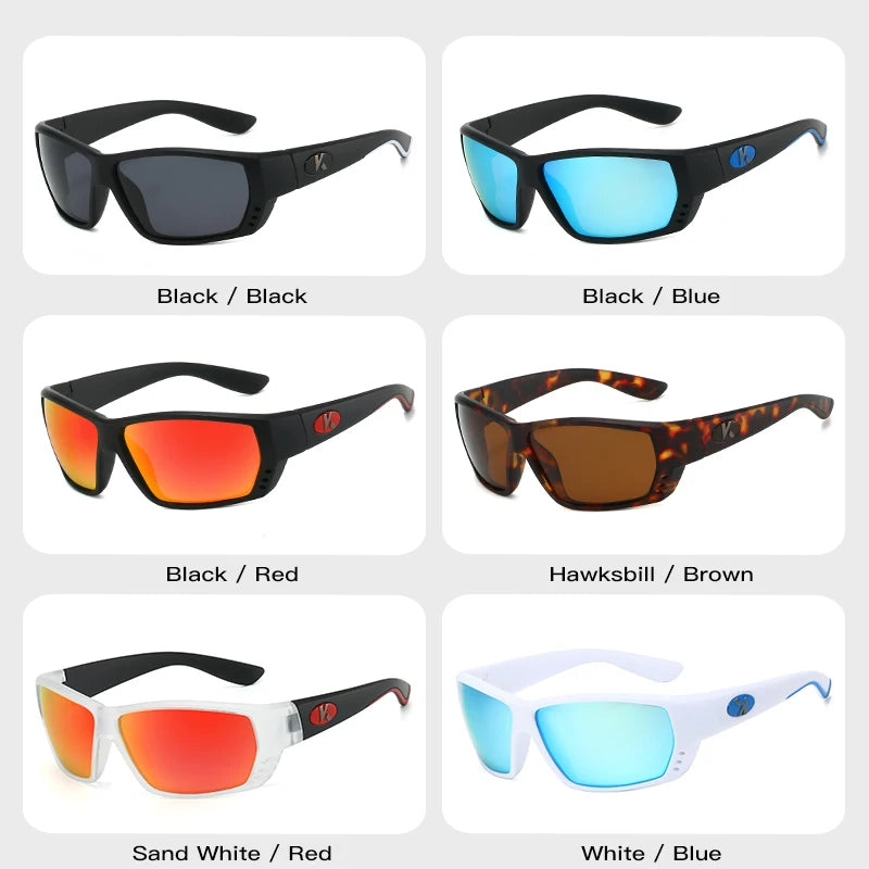 KAROS Men's Sports Polarized Sunglasses Cycling Fishing Sunglasses Mountain Biking Outdoor Sports Fishing Glasses