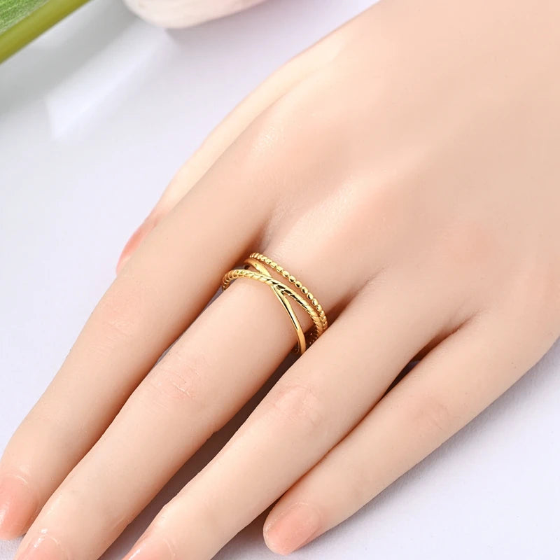 Gold Color 925 Sterling Silver Rings Sparking Popular LOVE Wedding Ring Certified Woman Rings Jewelry Anniversary Gifts 2025 NEW