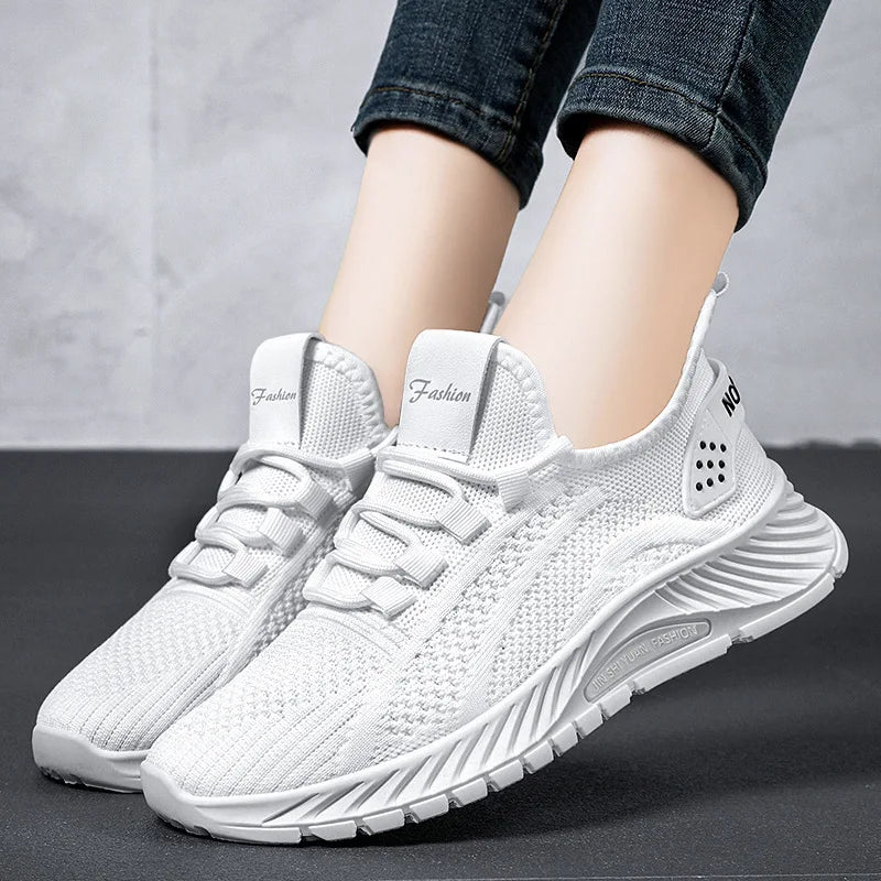 Women's Shoes Summer 2025 Casual Sneakers Breathable Mesh Lightweight Affordable Free Shipping