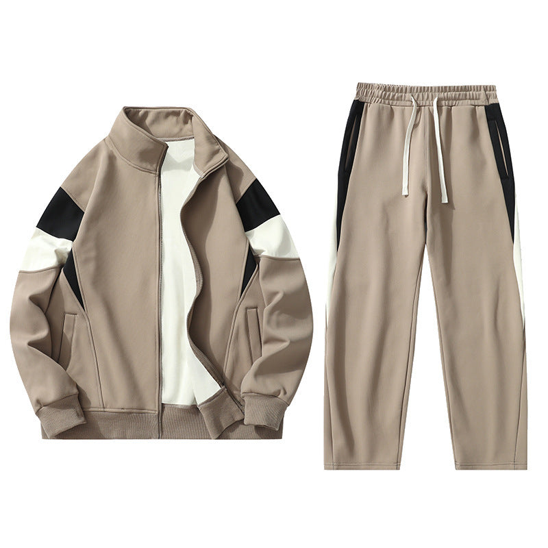 Men's Loose Fashion Casual Sport Cardigan Suit