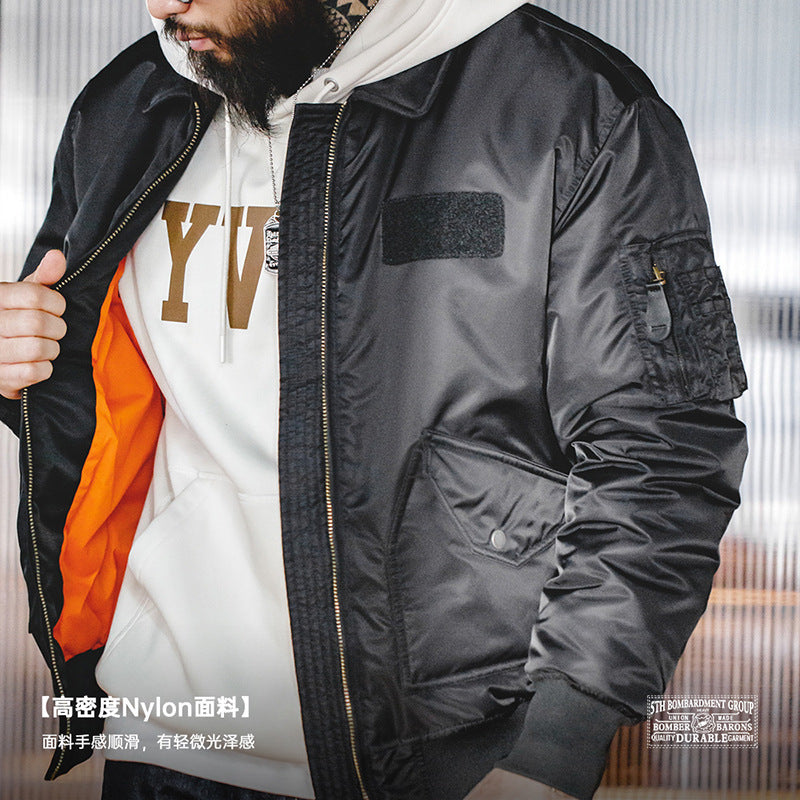 American Retro Jacket Pilot Thickened Cotton Padded Coat