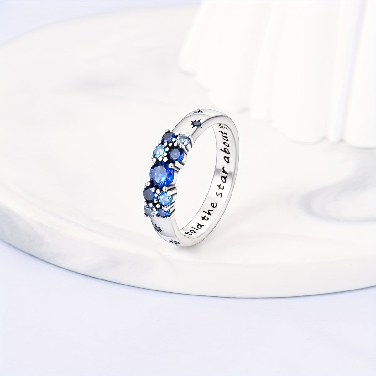 Original Design 925 Silver Hypoallergenic High Quality Colorful Zircon Pavé Infinitely Loving Woman Ring Jewelry Gift