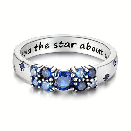Original Design 925 Silver Hypoallergenic High Quality Colorful Zircon Pavé Infinitely Loving Woman Ring Jewelry Gift