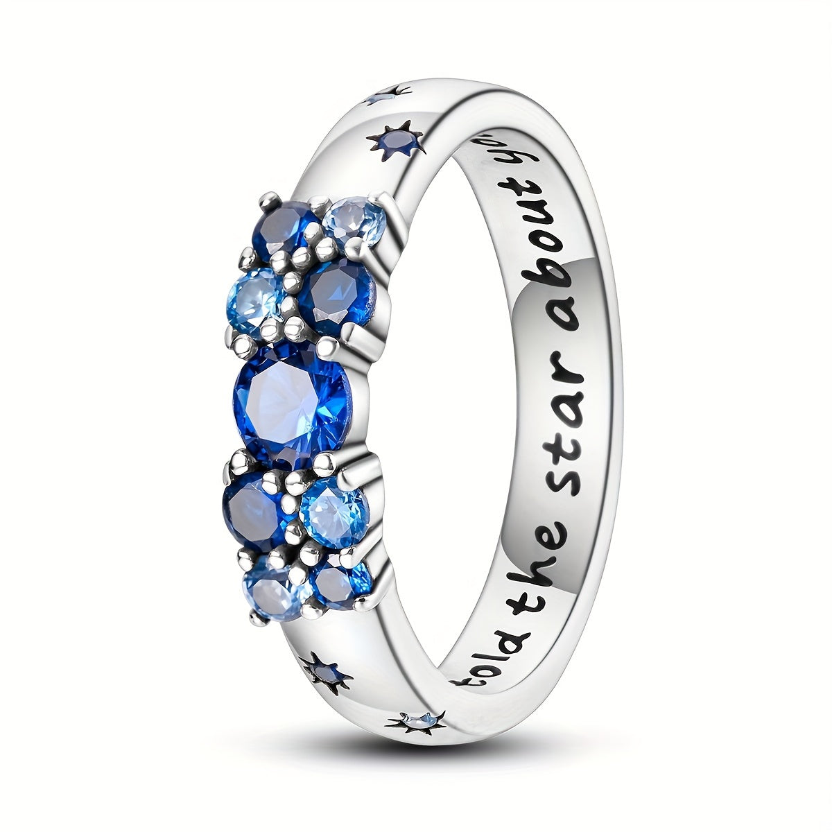 Original Design 925 Silver Hypoallergenic High Quality Colorful Zircon Pavé Infinitely Loving Woman Ring Jewelry Gift