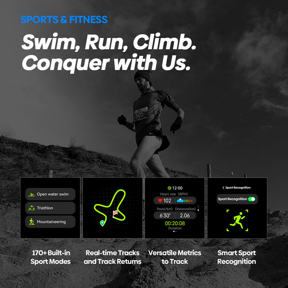 GPS Smart Watch Pressure Altimeter Bluetooth Calling