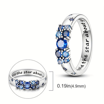 Original Design 925 Silver Hypoallergenic High Quality Colorful Zircon Pavé Infinitely Loving Woman Ring Jewelry Gift