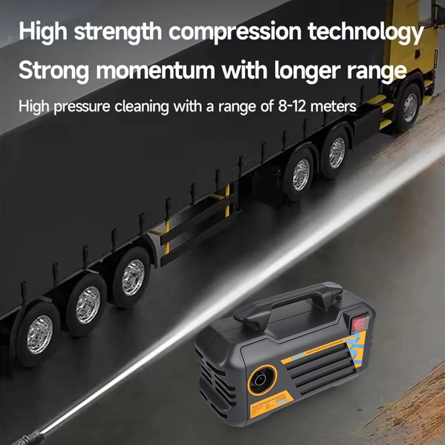 3000W Electric High Pressure Washer Portable Washing Car Gun Versatile Washing Machine for Garden Floors Home&Car Washer Gun