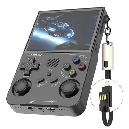 R36XX Retro Handheld Game Console with 3.5" IPS Screen 640*480 Resolution 3000mAh Rechargeable Battery and Fast Charging
