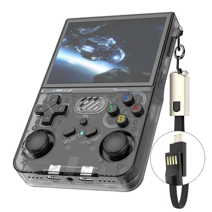 R36XX Retro Handheld Game Console with 3.5" IPS Screen 640*480 Resolution 3000mAh Rechargeable Battery and Fast Charging