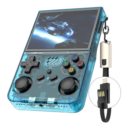 R36XX Retro Handheld Game Console with 3.5" IPS Screen 640*480 Resolution 3000mAh Rechargeable Battery and Fast Charging