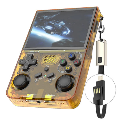 R36XX Retro Handheld Game Console with 3.5" IPS Screen 640*480 Resolution 3000mAh Rechargeable Battery and Fast Charging