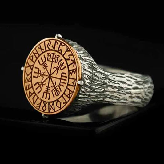 Gold Viking Ring Luxury Personality Fashion Lucky Anel for Men Gift Jewelry