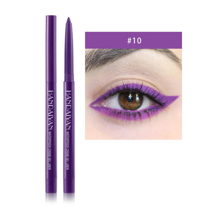 10Colors Eyeliner Gel Quick Dry Lasting Eye Liner Cream With Brush Eyes Makeup Waterproof