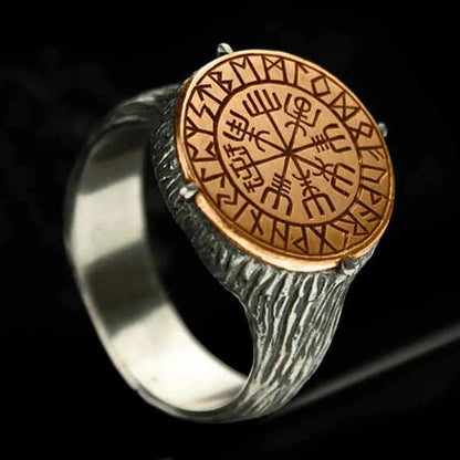 Gold Viking Ring Luxury Personality Fashion Lucky Anel for Men Gift Jewelry