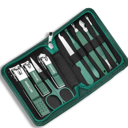 Professional 7/10/12/18 Piece Nail Care Kit Stainless Steel Manicure & Pedicure Set Nail