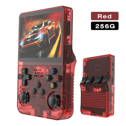 256G Open Source R36S Video Game Console Linux System 3.5 Inch IPS Screen Portable Pocket Video Player 64G/128G best Game gift