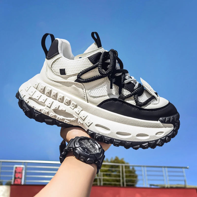 Winter Running Shoes for Men Chunky Sneakers Work Wear Man Athletic Mens Tennis Platform Footwear Trends 2025 Comfort Skateboard