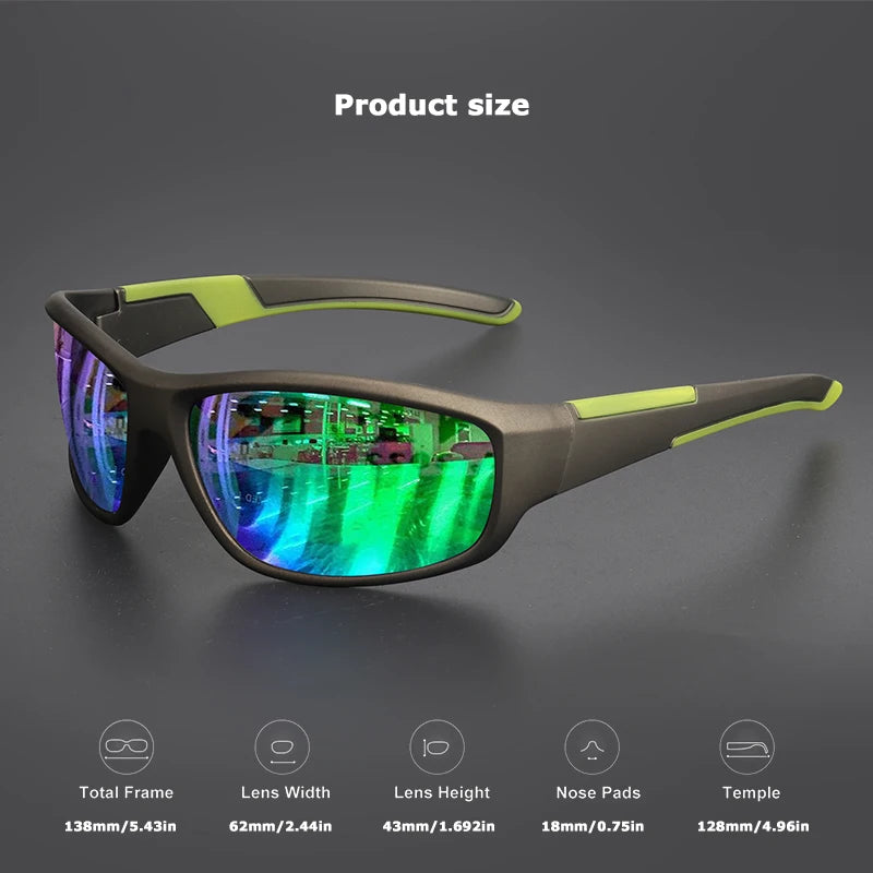 1PCS/3PCS Polarized Sport Sunglasses Men women Outdoor Unbreakable frame for Running, Fishing, Driving Goggles