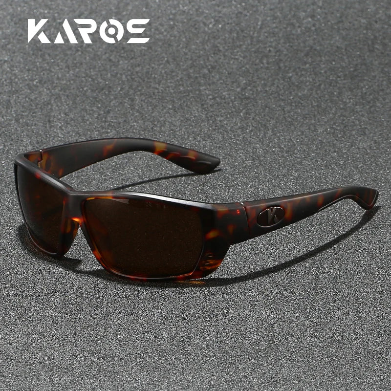 KAROS Men's Sports Polarized Sunglasses Cycling Fishing Sunglasses Mountain Biking Outdoor Sports Fishing Glasses
