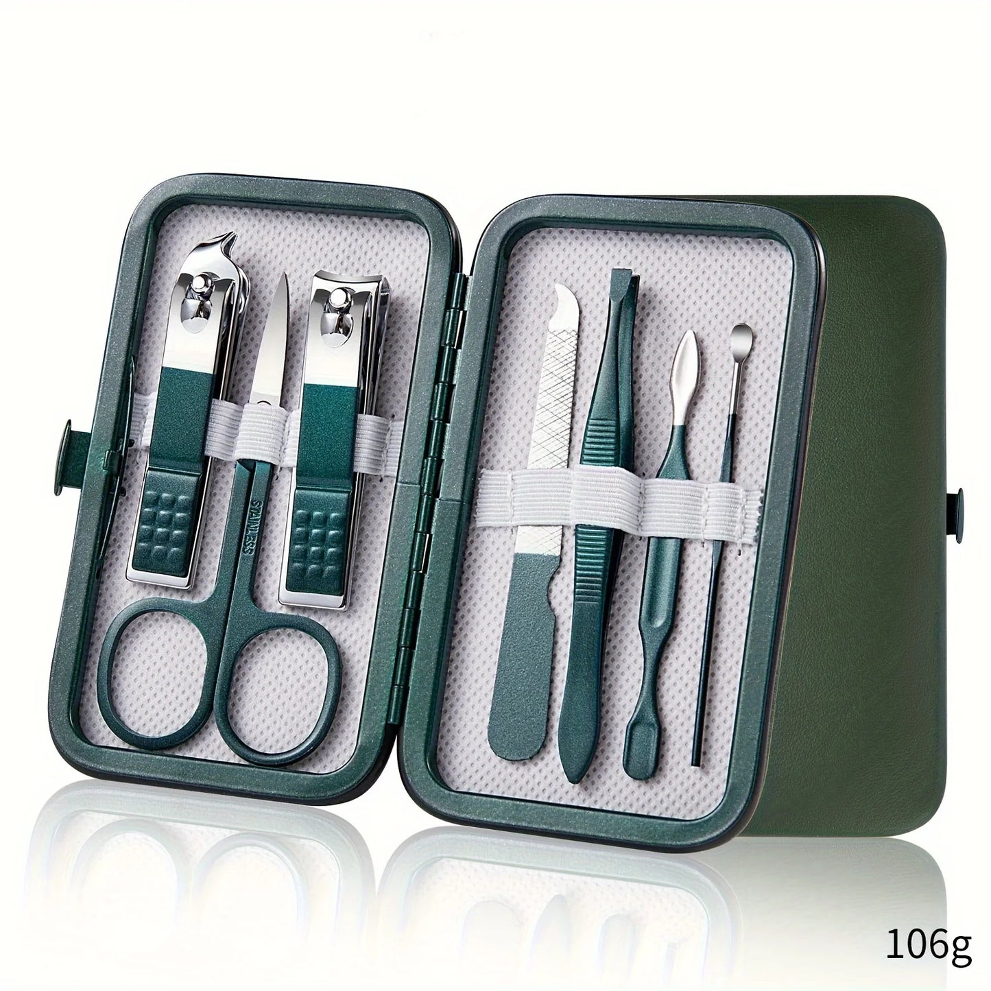 Professional 7/10/12/18 Piece Nail Care Kit Stainless Steel Manicure & Pedicure Set Nail