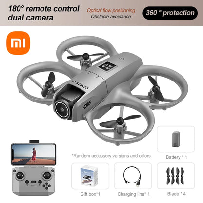Xiaomi D16 Drone Bushless Motor 8K HD Aerial Profesional With VR Glasses Helicopter Optical Flow GPS Positioning Avoidance Drone