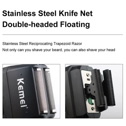 Kemei Hair Clipper Kit for Men, Electric Shaver, Hair Trimmer, Professional Cutting Machine,