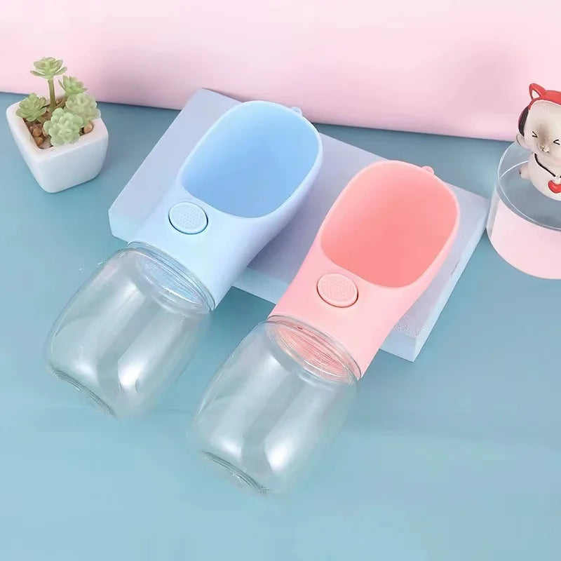 Portable Dog Water Bottle For Small Large Dogs Cat Outdoor Leakproof Walking Drinking Bowls Chihuahua French Bulldog Supplies