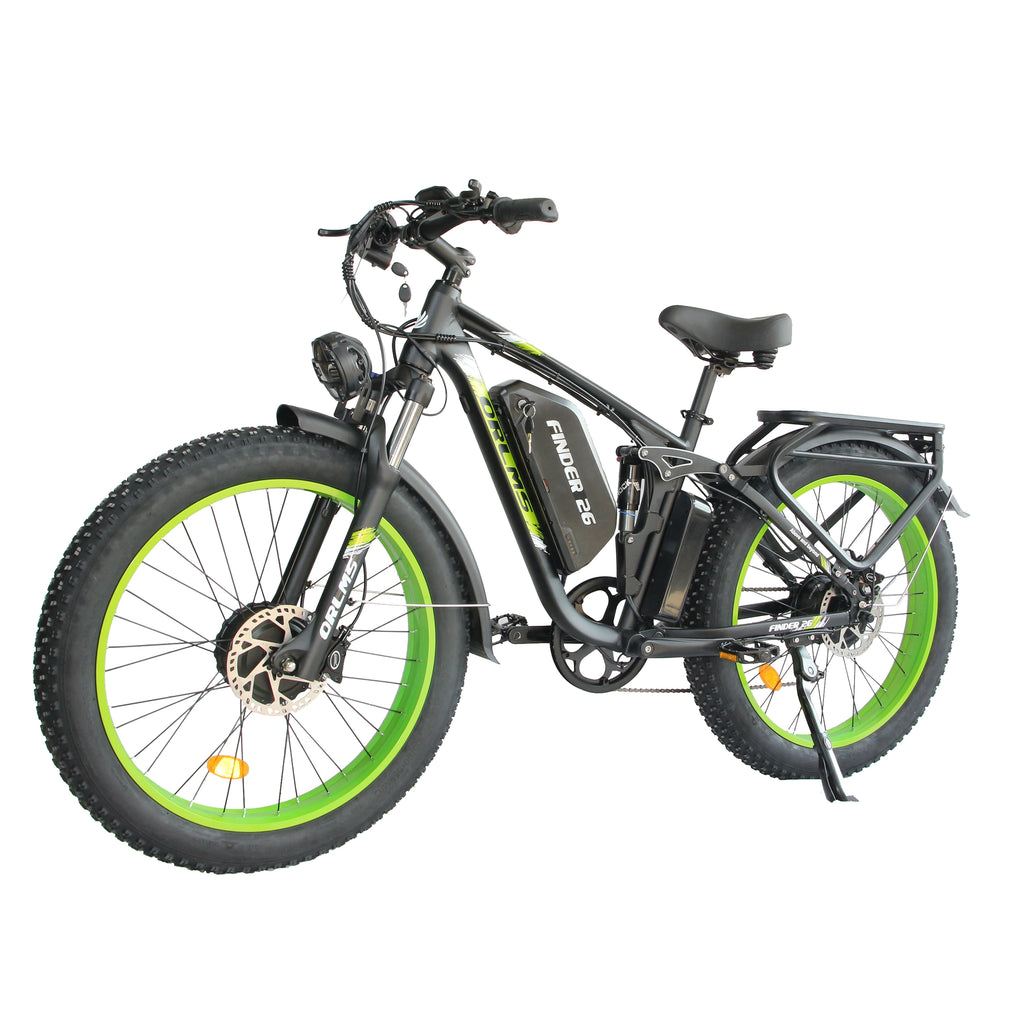 ORLMS V3 Electric Bicycle 3000W Peak Dual Motor 52V25AH Battery Electric Bike For Adult 26” Tire Commuting E-Bicycle