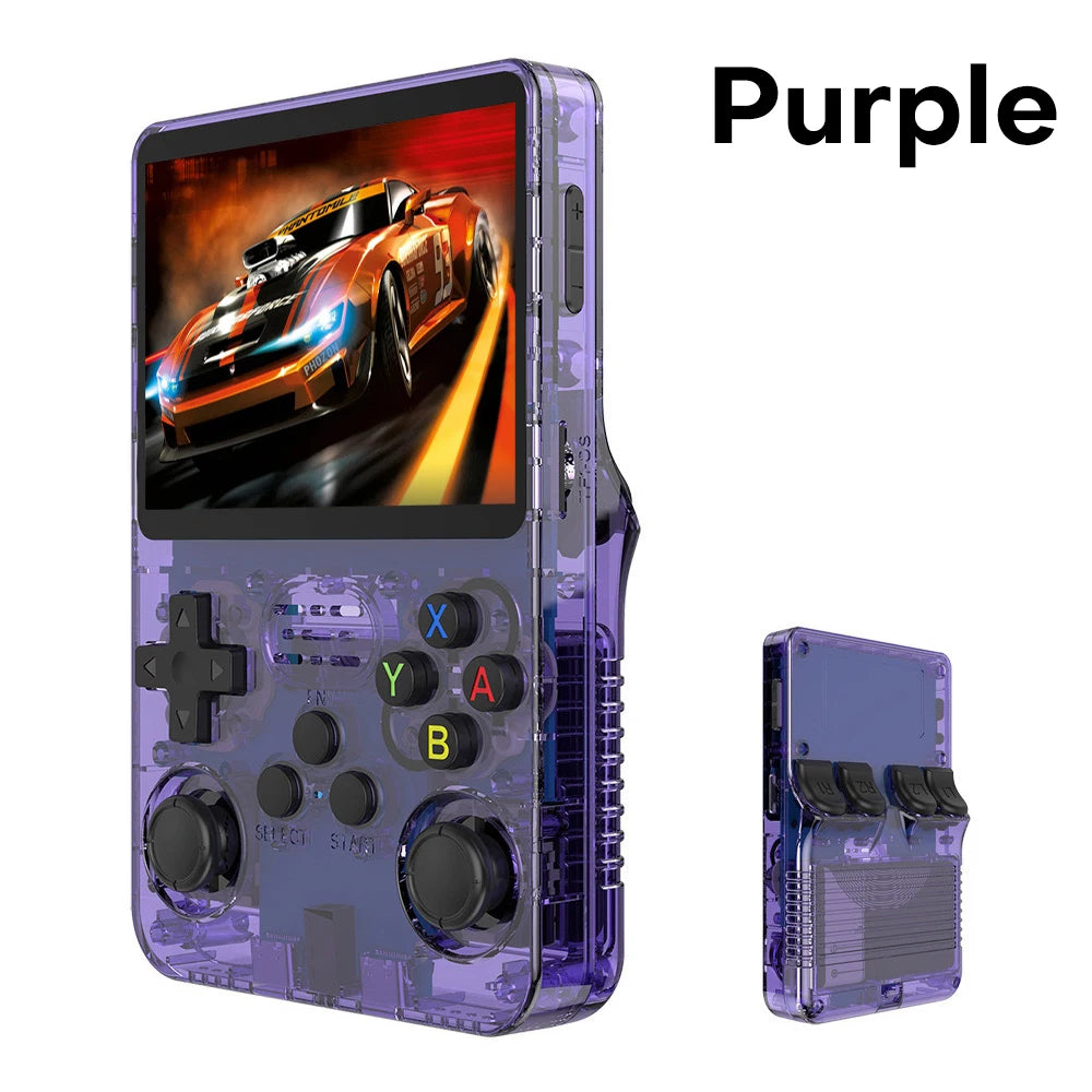 R36S Handheld Game Console 3.5 Inch 640*480 IPS OCA Screen RK3326 Chip 64/128G 15000+Games Portable Pocket Game Player Kids Gift