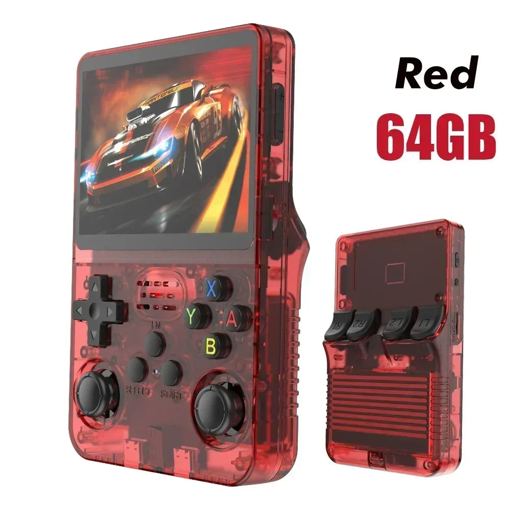 256G Open Source R36S Video Game Console Linux System 3.5 Inch IPS Screen Portable Pocket Video Player 64G/128G best Game gift