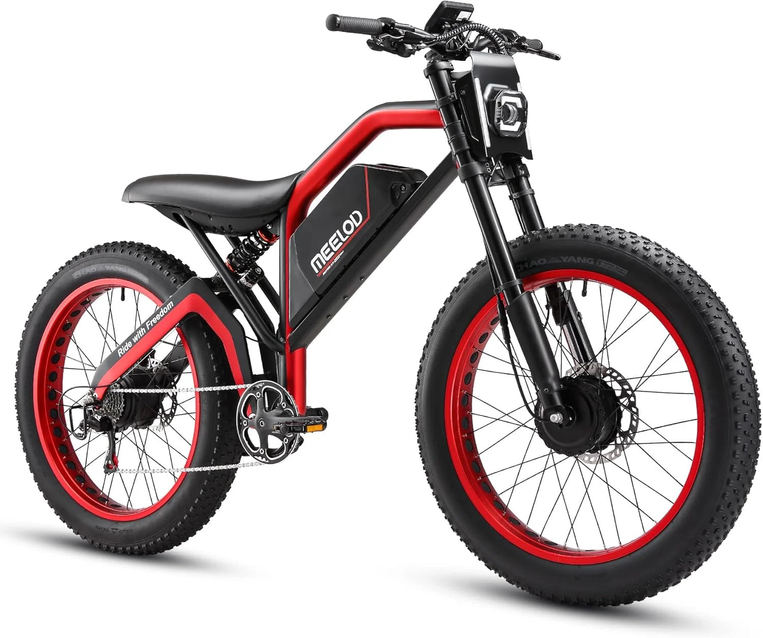 XT600/XT600DL Mountain Electric Bike 2500W Peak Power Dual Motor 52V 25AH Removable Lithium Battery 26''x4.0'' Spoke Fat Tire