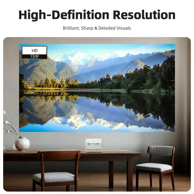 MINI Projector Smart TV AUN Y3 Rotatable Palm Sized Home Theater Cinema VideoProjector Beamer TF USB U Disk for Full HD Wired Mirror IPhone 4K Via HDMI Port Projectors